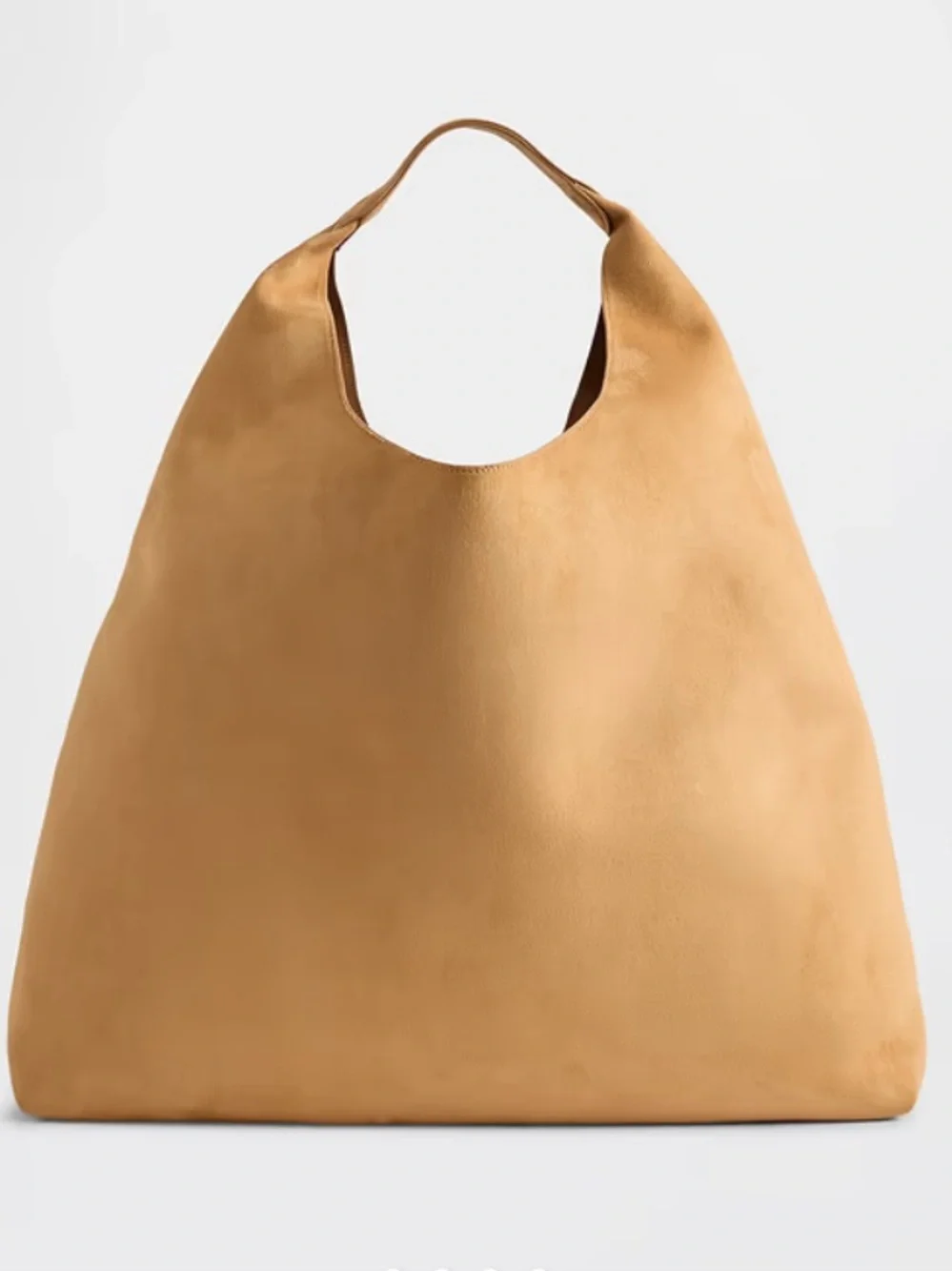 NWT GAP Vegan Suede Slouchy Tote  (Honey Brown )